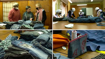 Правильна джинса. У Кропивницькому шиють речі зі старих джинсів Правильна джинса. У Кропивницькому шиють речі зі старих джинсів