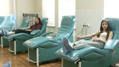 У Запоріжжі до Дня донора відбулась акція зі здачі крові У Запоріжжі до Дня донора відбулась акція зі здачі крові