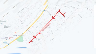 У Чернігові до 1 грудня перекрили рух вулицею Сосницькою У Чернігові до 1 грудня перекрили рух вулицею Сосницькою