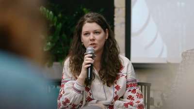 Голова Центру громадянської просвіти "Альменда" Марія Суляліна