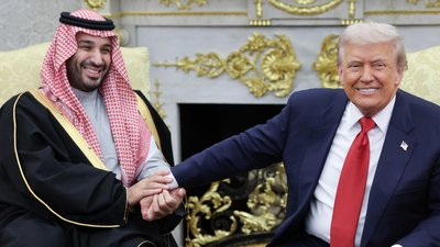 Дональд Трамп, спадкоємний принц Саудівської Аравії Мухаммад бін Салман