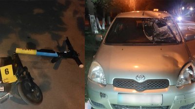 Під час ДТП у Волочиську травмувався 16-річний водій самоката