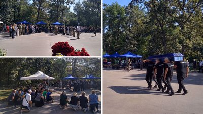 Прощання з бійцями на Далекосхідному кладовищі у Кропивницькому, 25 серпня 2023 року Прощання з бійцями на Далекосхідному кладовищі у Кропивницькому, 25 серпня 2023 року