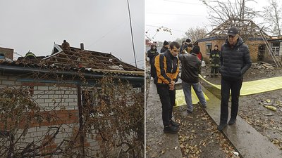 В Онуфріївці на Кіровоградщині уламки російської ракети пошкодили майже 50 будинків і школу