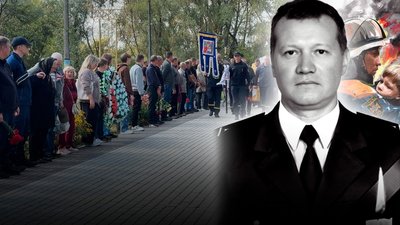 Атака РФ по Ніжину на Чернігівщині: поховання загиблого рятувальника Олександра Гули