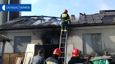 У Ніжині горіла котельня агротехнічного інституту