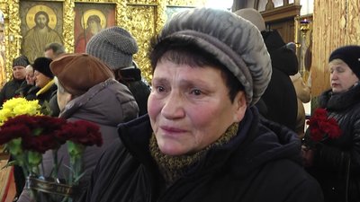 У Свято-Михайлівському соборі Житомира попрощалися із добровольцем Олегом Цибульським У Свято-Михайлівському соборі Житомира попрощалися із добровольцем Олегом Цибульським