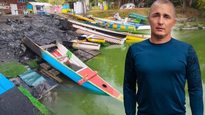 Житомир, підпал, човни Дракон, Дмитро Мороз