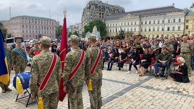 У Києві попрощалися з загиблим Глібом Бабічем