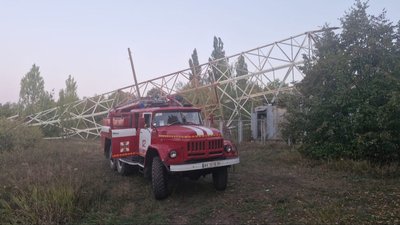 вежа мобільного зв'язку, мобільний зв'язок, великий бурлук, харківщина, 7 вересня 2025