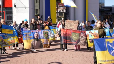 У Хмельницькому відбулась 164 акція на підтримку військовополонених і зниклих безвісти
