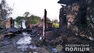 Пожежа на Чернігівщині: двоє загиблих Пожежа на Чернігівщині: двоє загиблих