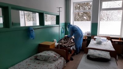 Хмельницька інфекційна лікарня, ковідне відділення, січень 2022 рік