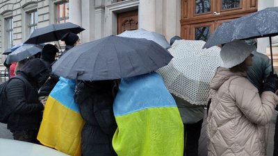 До мітингу доєднались близько 50 учасників До мітингу доєднались близько 50 учасників