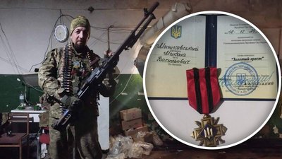 Оборонця з Вінниччини нагородили "Золотим хрестом"