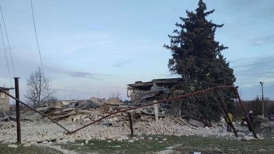 Окупанти обстріляли селище Зарічне на Запоріжжі: зруйнована вщент адмінбудівля