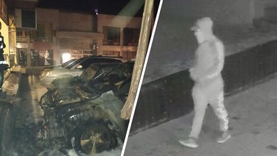 Поліція розшукує причетного до підпалу авто кандидата в мери Лозової