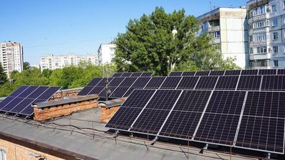Сонячні панелі на КП «Міськсвітло»