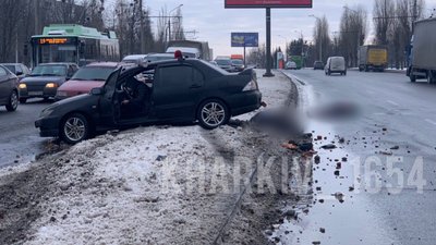 Двох людей на смерть збили на пішохідному переході у Харкові Двох людей на смерть збили на пішохідному переході у Харкові