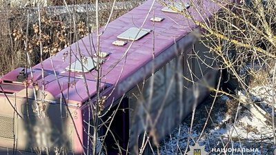 У Кременчуці перекинувся автобус: травмувалося двоє людей