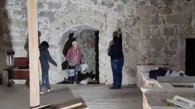 У замку в Бережанах роблять артпростір для художника У замку в Бережанах роблять артпростір для художника