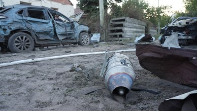 Уламок реактивного «Шахеда»