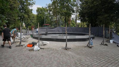 У Полтаві відремонтували фонтан
