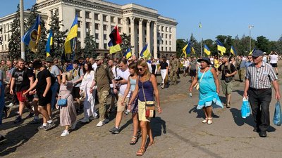 В Одесі розпочався Марш захисників України В Одесі розпочався Марш захисників України