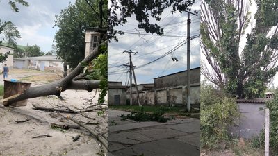 Зірваний дах та знеструмлені населені пункти: які наслідки негоди на Одещині