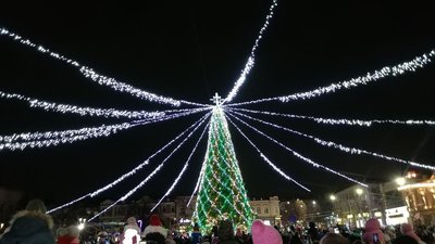 Які ялинки запалили на Кіровоградщині Які ялинки запалили на Кіровоградщині