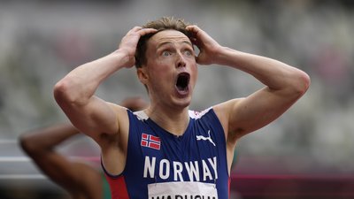Олімпіада-2020: норвежець Варгольм розтрощив світовий рекорд 400 м/б у найшвидшому забігу в історії
