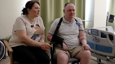 Андрій Білоус з дружиною