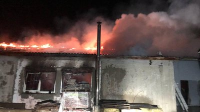 У Вінниці вночі горіли складські приміщення