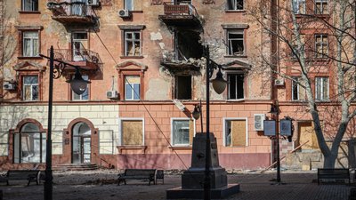 Херсон, обстріли, лютий 2026, місто, вулиця Європейська, середмістя, Суворова