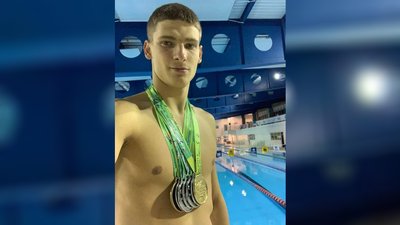 Дефлімпійські медалісти Денис Бистревський, та Олексій Коломієць Дефлімпійські медалісти Денис Бистревський, та Олексій Коломієць