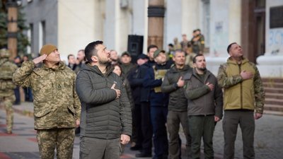 Зеленський відвідав деокупований Херсон Зеленський відвідав деокупований Херсон