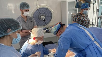 Перша операція у новому відділенні Перша операція у новому відділенні