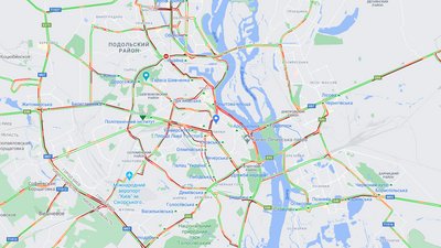Київ у заторах. До Дня захисника України у центрі обмежать рух
