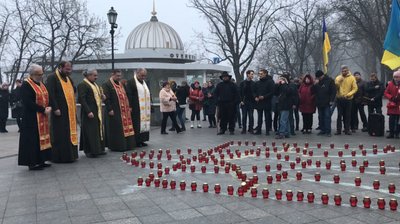 В Одесі провели панахиду в пам'ять Героїв Небесної Сотні