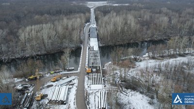 На Полтавщині будують та ремонтують п’ять мостів На Полтавщині будують та ремонтують п’ять мостів
