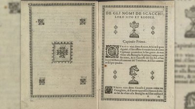 В Італії опублікували онлайн найстарішу у світі книгу про шахи В Італії опублікували онлайн найстарішу у світі книгу про шахи
