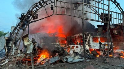Атака РФ, пожежа, Дніпропетровщина, війна