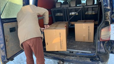 Тернопільські волонтери відправили допомогу харків’янам Тернопільські волонтери відправили допомогу харків’янам