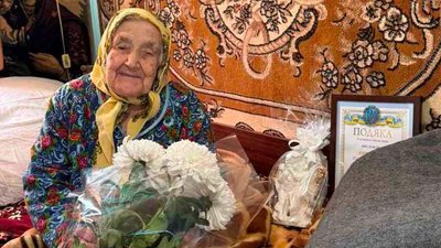 Парасковія Литвинюк, день народження, 105 років, бабуся, Пужники, Івано-Франківщина