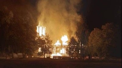 Чому згорів дерев'яний храм Святого Дмитрія ХІХ століття на Рівненщині – рятувальники назвали попередню причину