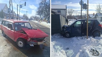 У Черкасах зіткнулися дві автівки