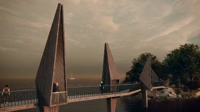 Пішохідний міст і місце для пікніків: черкасцям пропонують оцінити проєкт реконструкції набережної Пішохідний міст і місце для пікніків: черкасцям пропонують оцінити проєкт реконструкції набережної