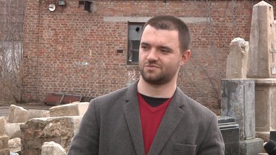 Знайдений фундамент пам’ятника першим менонітам перевезли на територію НЗ "Хортиця" Знайдений фундамент пам’ятника першим менонітам перевезли на територію НЗ "Хортиця"