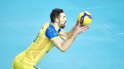 Юрій Семенюк, волейболіст національної збірної України на Кубку претендентів-2023.