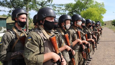 На Миколаївщині відбулись перші бойові навчання строковиків нацгвардійців